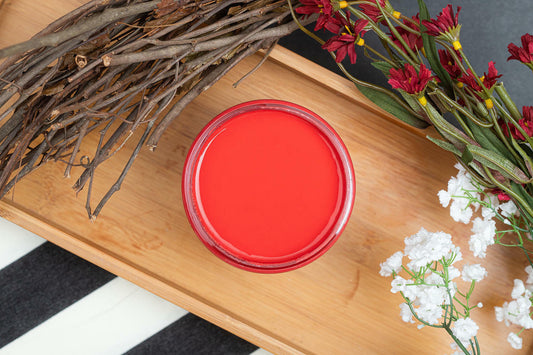 Chalk Mineral Paint- Honky Tonk Red